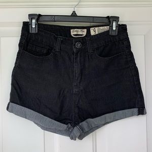 Indigo Rein - High Waisted Black Shorts
